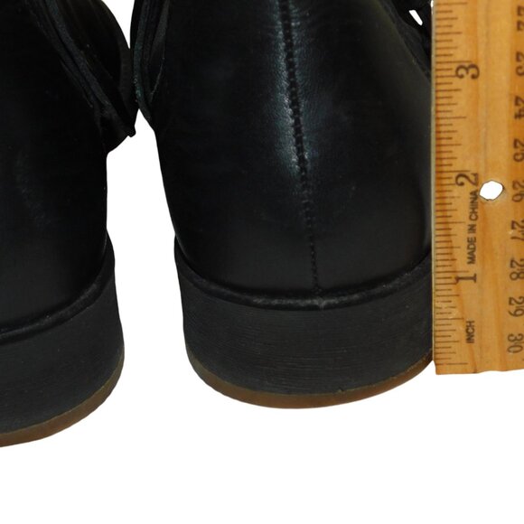 Ecco Saunter Black Leather Mid Cut Ankle Chelsea Boots Size 39 US Size 8-8.5 - Picture 8 of 14